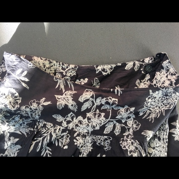 Beautiful full bird patterned  tulip skirt M - Picture 8 of 9